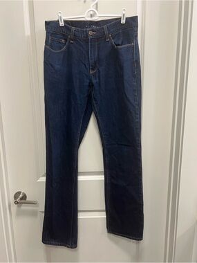 Mott & Bow Men's Dark Bootcut Jeans 33/34
